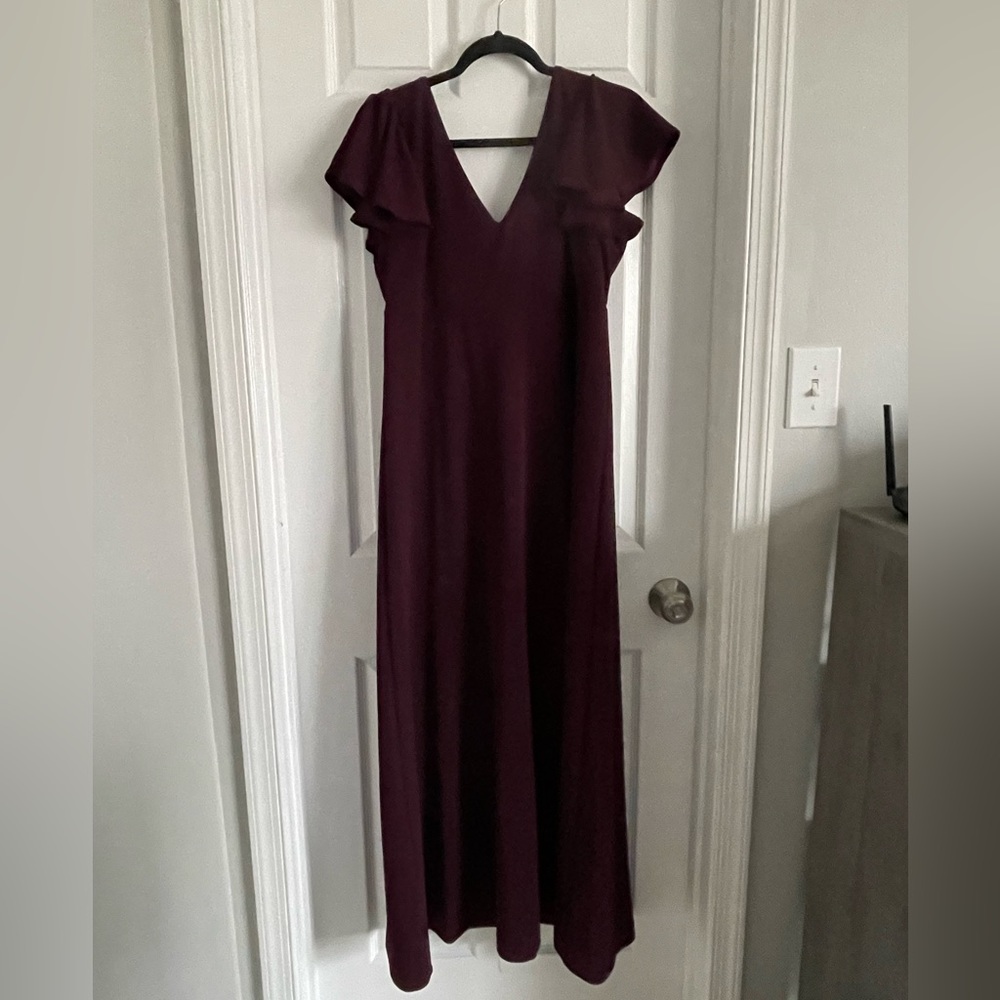 Bridesmaid Burgudny Dress